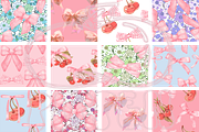 Coquette Pink Bows Pattern Bundle, a Pattern Graphic by Blynn Pippen (Thumbnail 4 of 10)