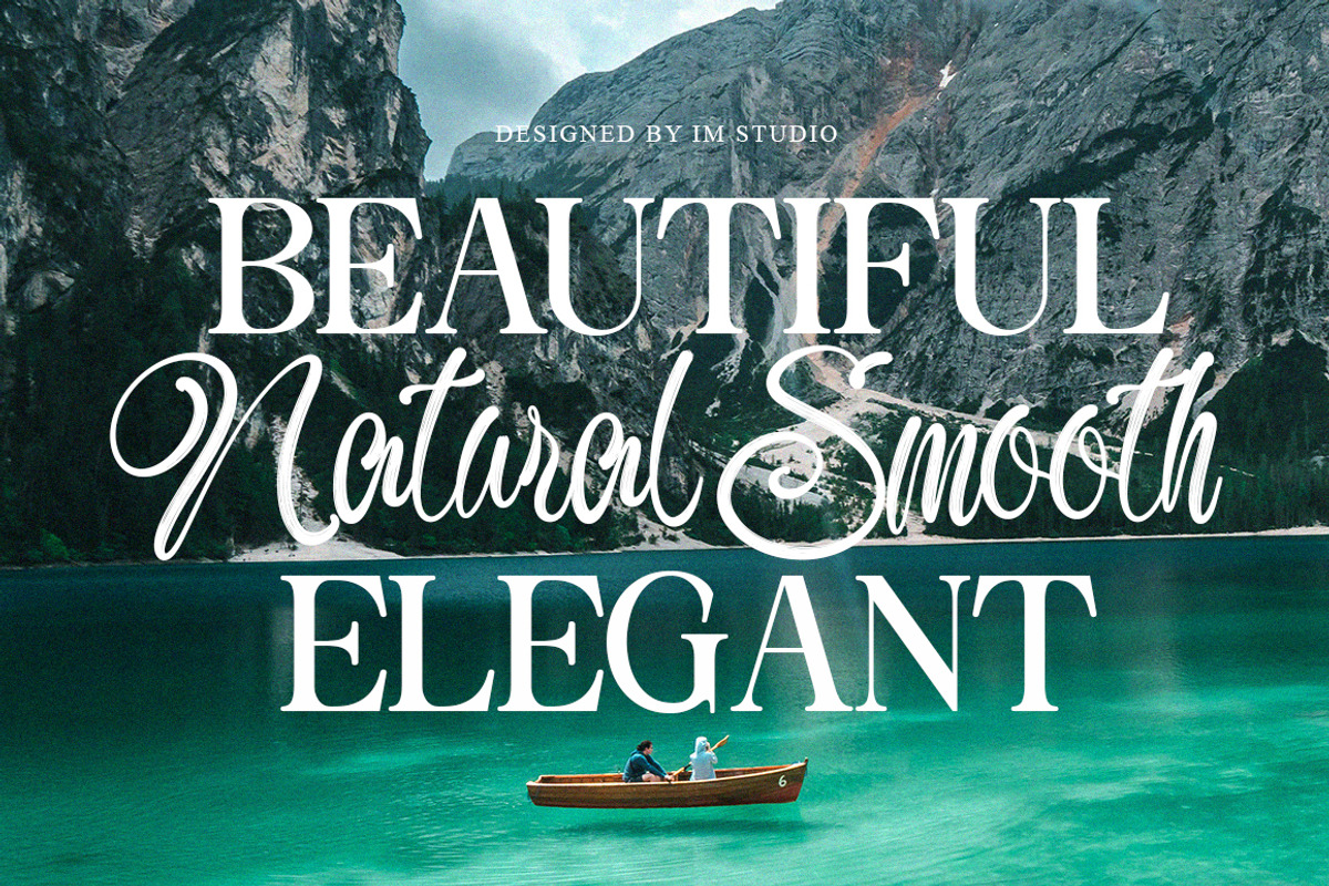 Antonia Morben Font Duo, a Script Font by IM Studio (Photo 3 of 9)