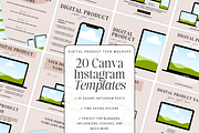 Digital Product Tech Mockups, a Social Media Template by thebrandcove (Thumbnail 1 of 6)