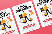 Food Delivery Instagram Post Flyer, a Flyer Template by Tokosatsu (Thumbnail 2 of 3)