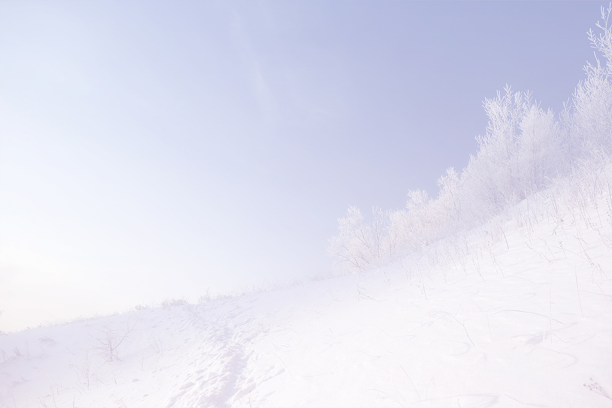 5 Pastel Winter Landscapes, a Background Photo by Fun Fusion Design (Photo 3 of 6)