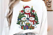 Preppy Knitting Snowman Png, Latch, an Illustration by Designking (Thumbnail 1 of 6)