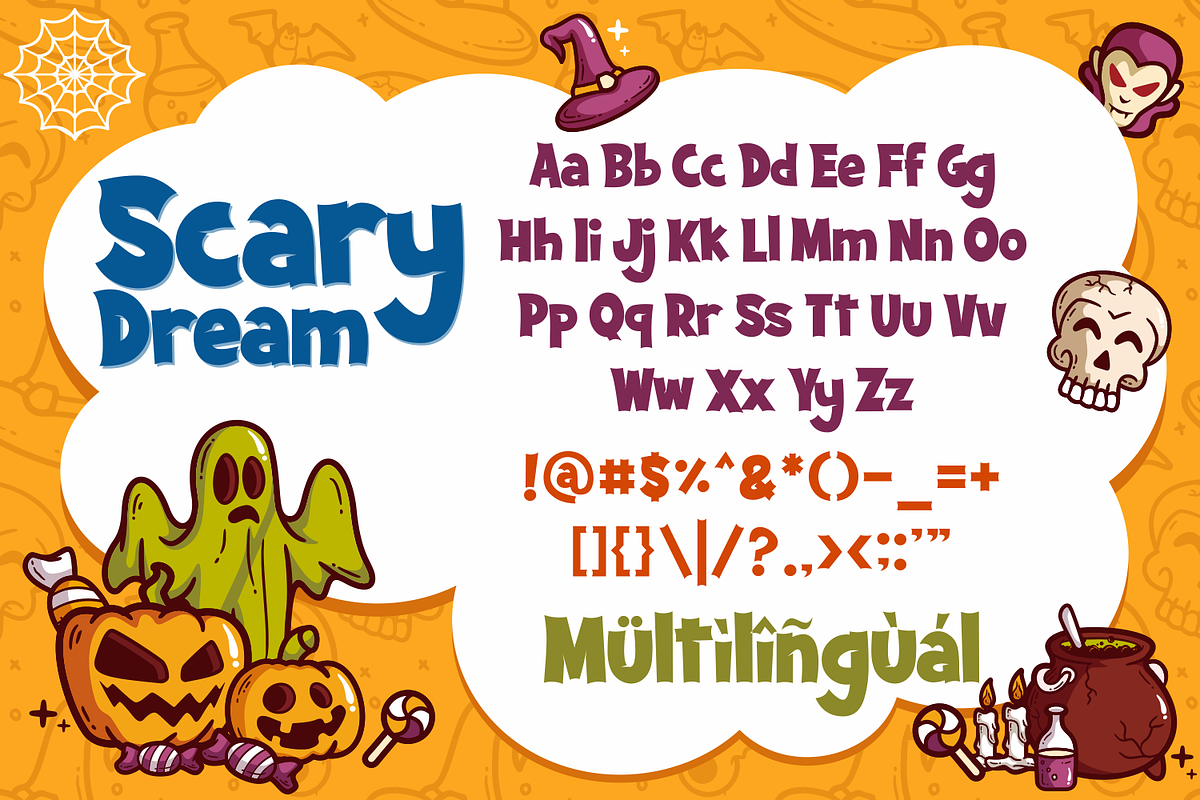 Scary Dream, a Font by Fachranheit Studio (Photo 7 of 8)