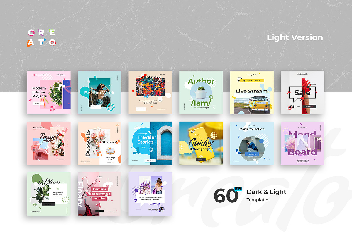 Creato Social Media Templates, a Social Media Template by Creatoly (Photo 10 of 10)