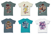 Cartoon Vector Tshirt Design Bundle, an Illustration by roach_graphic (Thumbnail 7 of 22)
