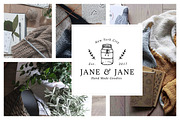 100 Delicate Feminine Logos, a Branding & Logo Template by Davide Bassu (Thumbnail 12 of 14)