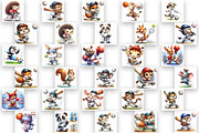 Funny animal Coaster Sublimation, an Animal Illustration by ElenazlataArt (Thumbnail 3 of 6)