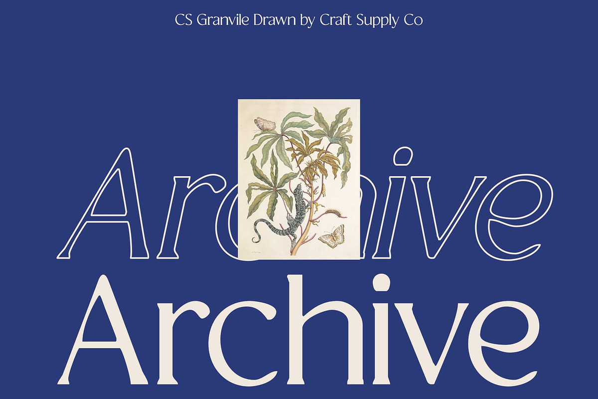 CS Granvile Drawn, a Serif Font by Craft Supply Co. (Photo 7 of 8)