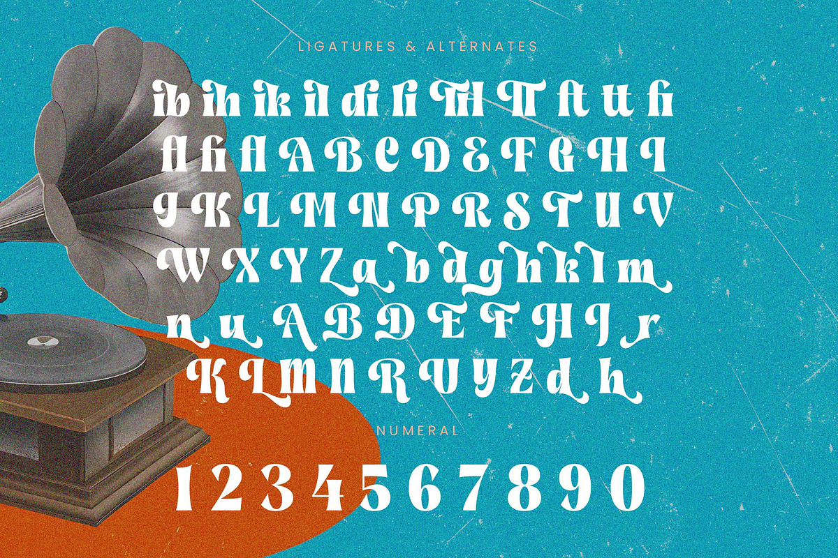 Wajory Musika Groovy Serif Font, a Serif Font by timelesstype.co (Photo 19 of 20)