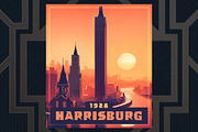 Executa - Bold Art Deco + Freebies, a Sans Serif Font by Parker Creative (Thumbnail 3 of 12)