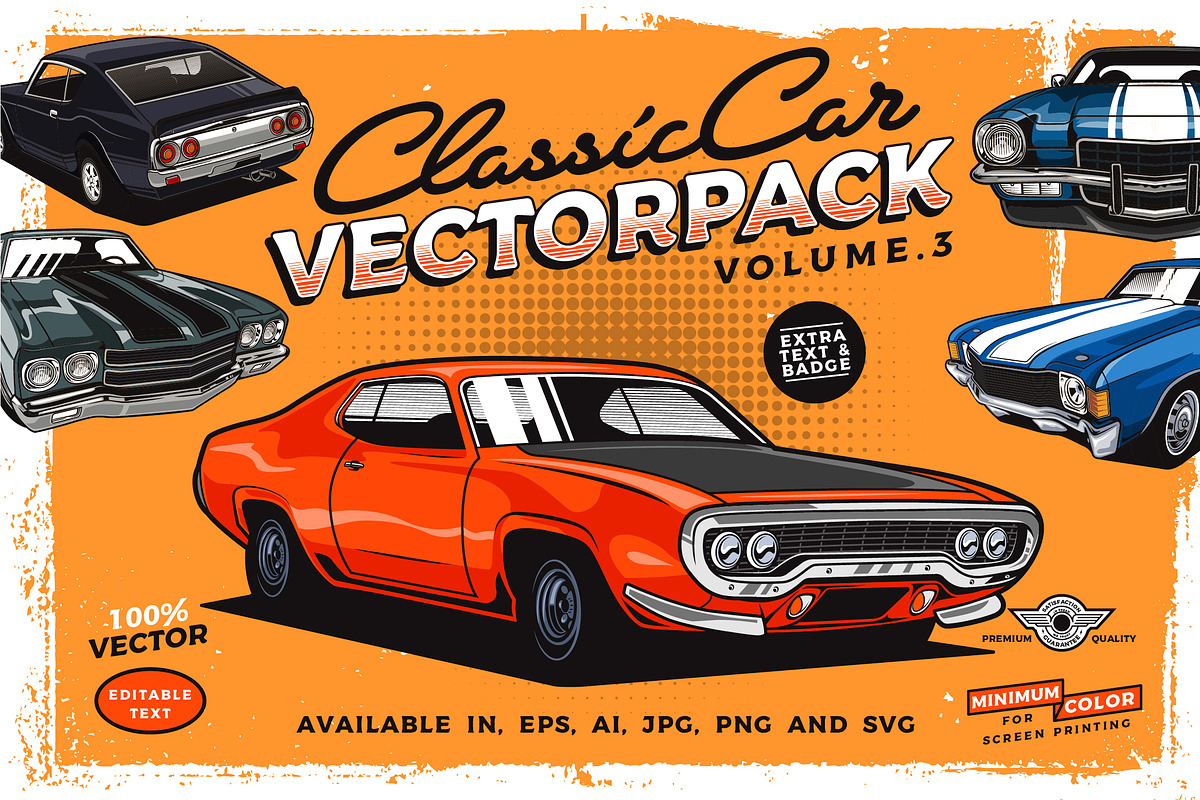 Ultimate Cars Collection, a Transportation Illustration by The BolzStudio (Photo 10 of 50)