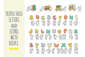 People holding Letters