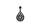 Elegant Jhumka Earrings Silhouette B, a Graphic by balal (Thumbnail 4 of 13)