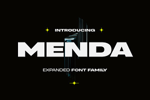 Menda Expanded Font Family