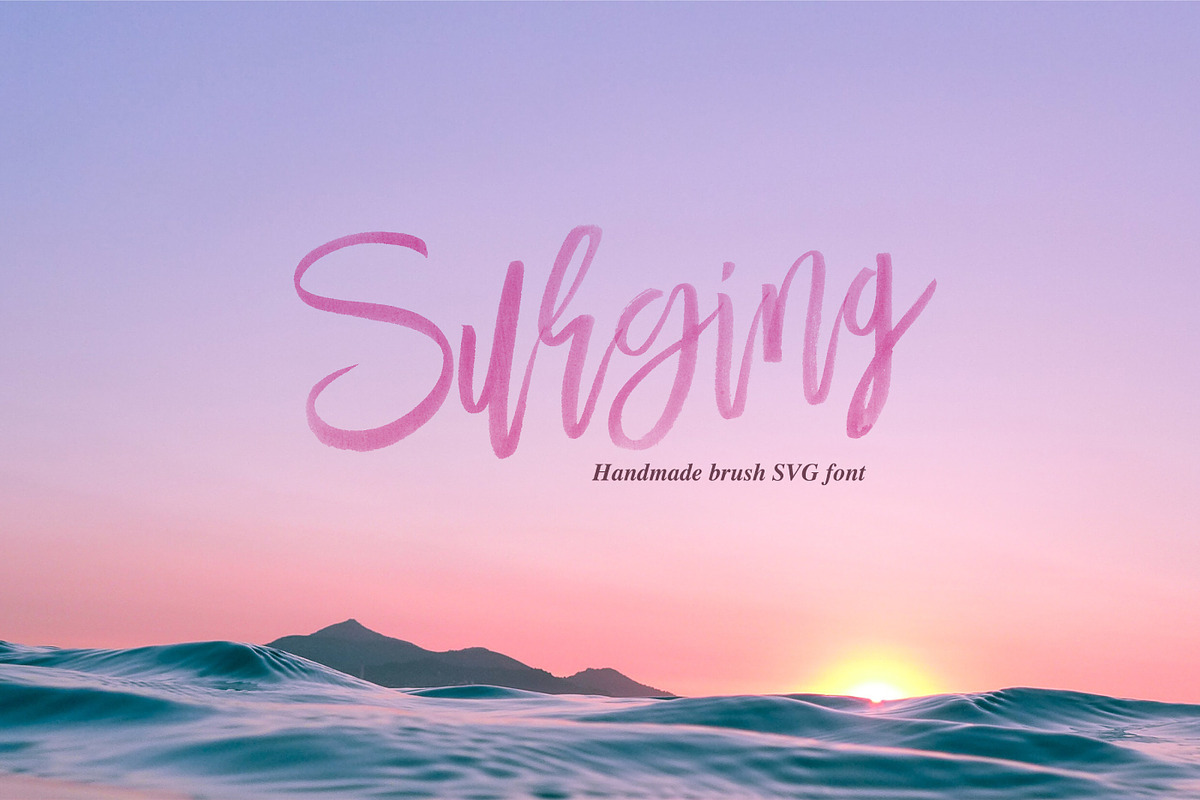 The Handmade SVG Font Bundle, a Handwritten Font by Surplus Type Co (Photo 15 of 17)