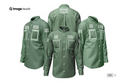 Tactical Shirt Mockup, a Shirt Mockup by image touch (Thumbnail 1 of 5)