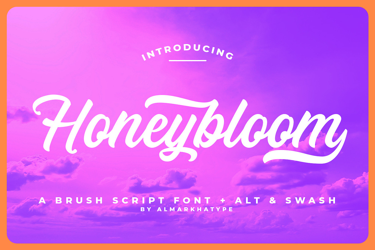 Honeybloom – Timeless Brush Script, a Script Font by Almarkhatype (Photo 1 of 11)