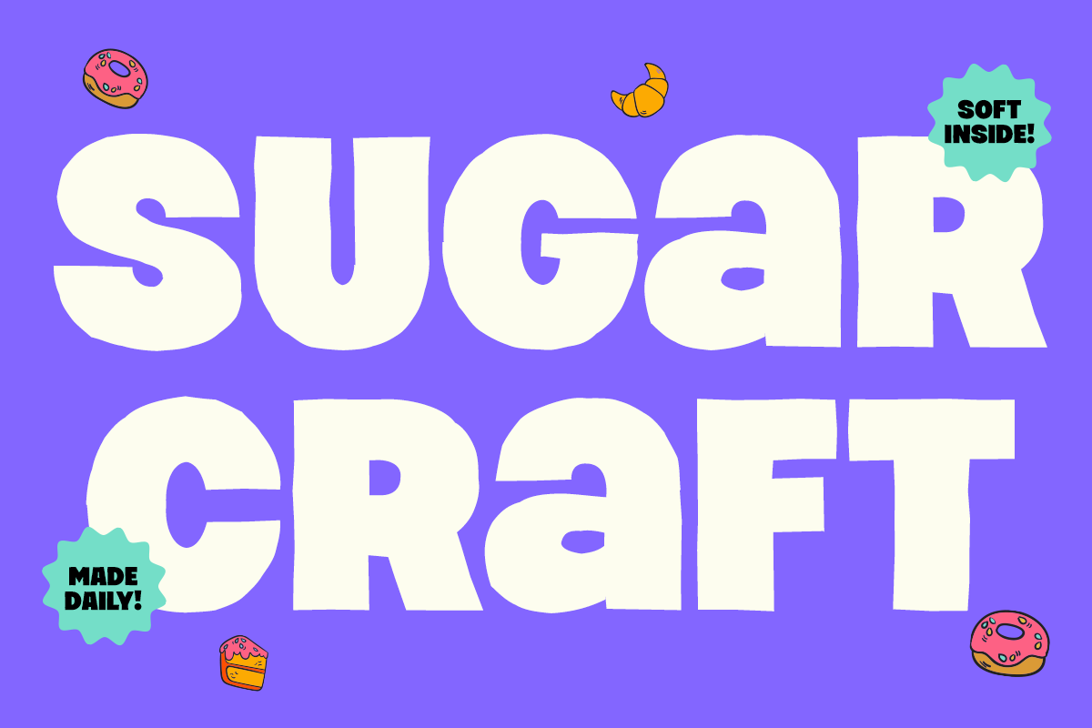 Pastry Bites - Bold Handwritten Font, a Sans Serif Font by Say Studio (Photo 8 of 10)