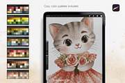 Procreate Brushes-Watercolor brushes, a Brush Add-On by Jenny Quince (Thumbnail 8 of 12)