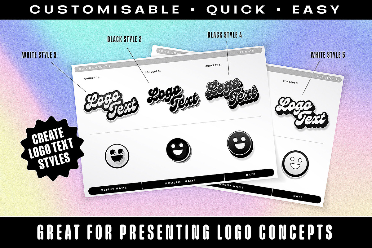 Logorama Graphic Styles, an Illustration by Bonafide Design (Photo 8 of 9)