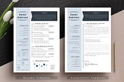 Resume Cv Template Word Apple Pages, a Resume Template by Tbunny (Thumbnail 2 of 6)