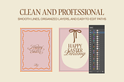 Happy Easter Card Templates Ai, PSD, a Card Template by Orca Design (Thumbnail 9 of 10)