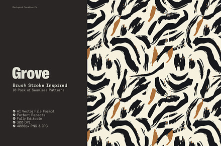 Grove - Seamless Pattern Set