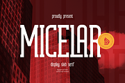 Micelar | Display Slab Serif, a Slab Serif Font by Denustudios (Thumbnail 1 of 15)
