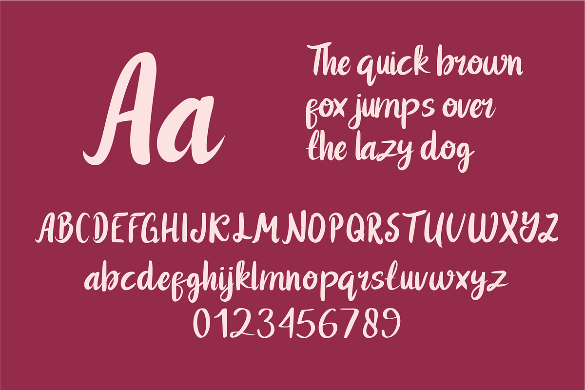 Serenay | Script Handwritten, a Script Font by Berdansabersama (Photo 2 of 8)