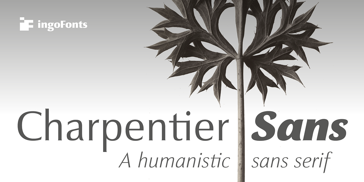 Charpentier Sans Pro, a Sans Serif Font by ingoFonts (Photo 1 of 10)