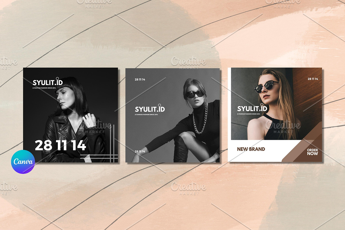 SYULIT.ID Instagram Template, a Social Media Template by Aji Gallery (Photo 2 of 9)