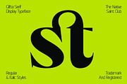 TNSC Glifta - Display Serif, a Serif Font by The Native Saint Club (Thumbnail 14 of 14)