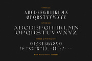 Nefarious - Modern Serif, a Serif Font by Sarid Ezra (Thumbnail 9 of 9)