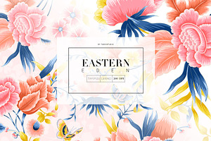 Eastern Eden, Oriental Luxury Floral