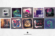 Abstract Album Cover Artworks Bundle, a Social Media Template by pixelsao (Thumbnail 2 of 6)