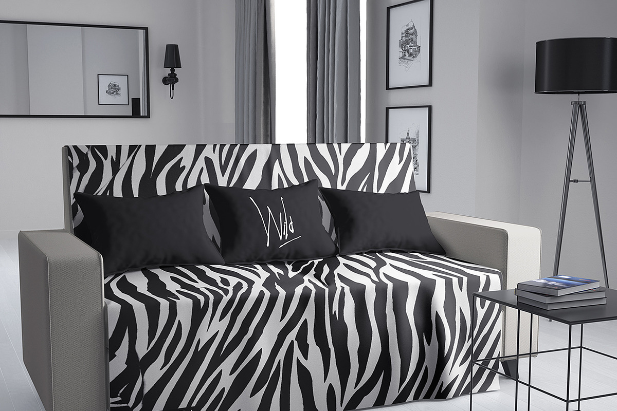 Sofa Cover Mockup, a Household Mockup by EFORIA (Photo 3 of 5)