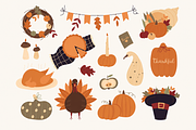 Thanksgiving Illustrations Bundle, a Seasonal Illustration by Anna Studio (Thumbnail 10 of 13)