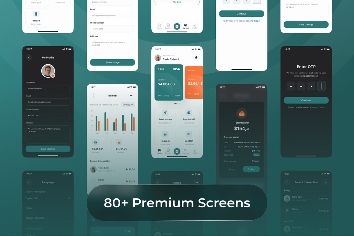 FinPro - Finance Apps UI Kit, an App Template by CreativeUI (Photo 6 of 8)