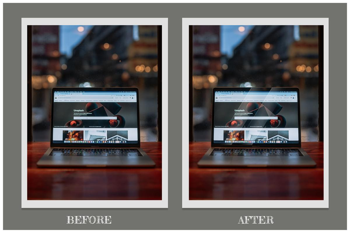Minimal Glossy Reflection Overlays