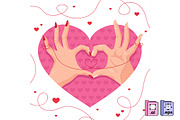 Eternal Love Red Thread, a Person Illustration by MISS CHATZ (Thumbnail 2 of 3)