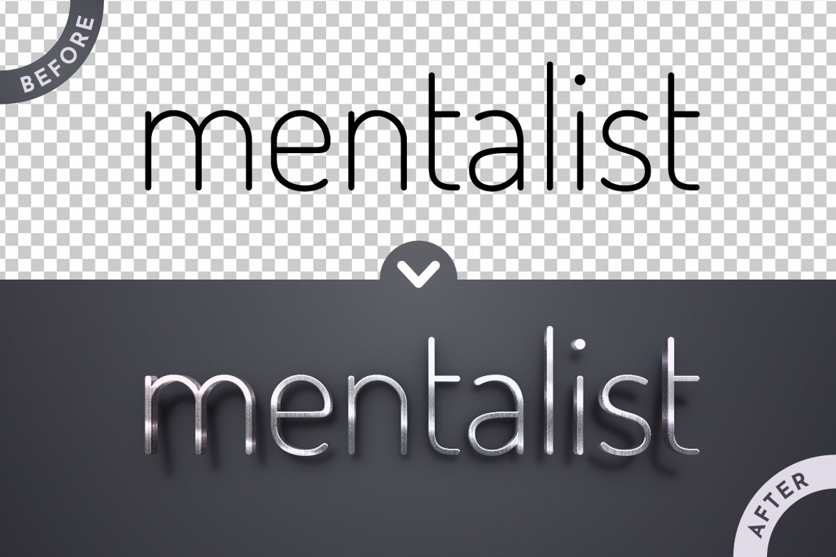 Metal Editable Text Effects, a Layer Style Add-On by rwgusev (Photo 2 of 7)