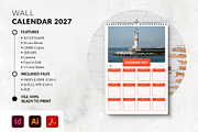 Yearly Photo Wall Calendar 2027, a Stationery Template by MstArtwork (Thumbnail 5 of 5)