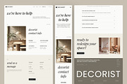 Home Decor Website UI Figma Template, an UI Kit Template by peterdraw (Thumbnail 6 of 7)