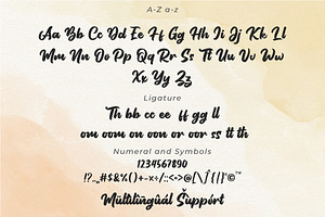 Maulidah Script A Brush Script