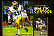Premium Cartoon Painting, an Action Add-On by U_Design (Thumbnail 7 of 10)