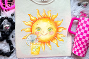 Tropical Clipart Watercolor, Cute, an Illustration by CreationArt (Thumbnail 9 of 9)