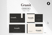 Granit - Business card template, a Business Card Template by Chanut is industries (Thumbnail 2 of 3)