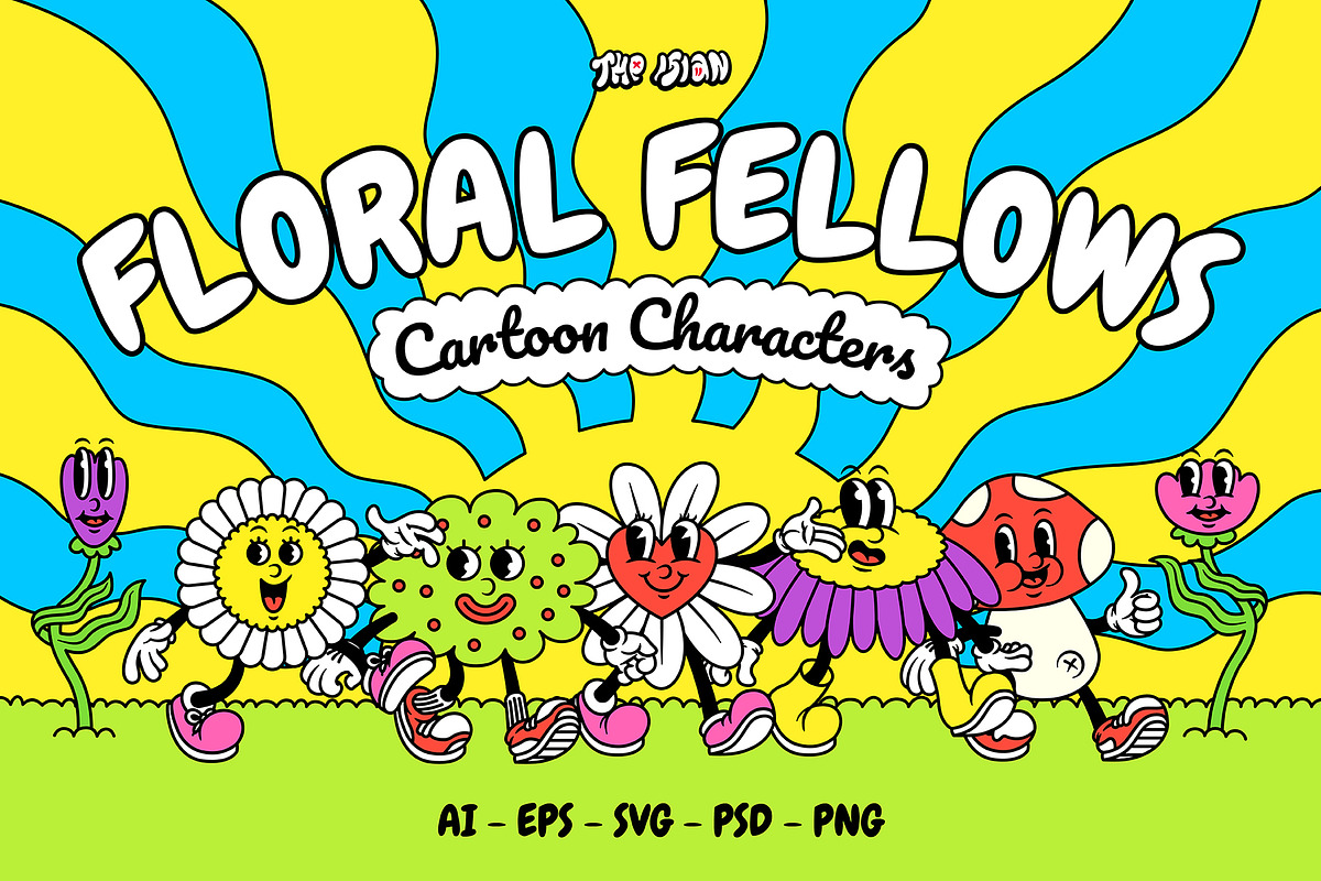 Cartoon Characters, The Bundle, an Illustration by The Isian (Photo 112 of 126)