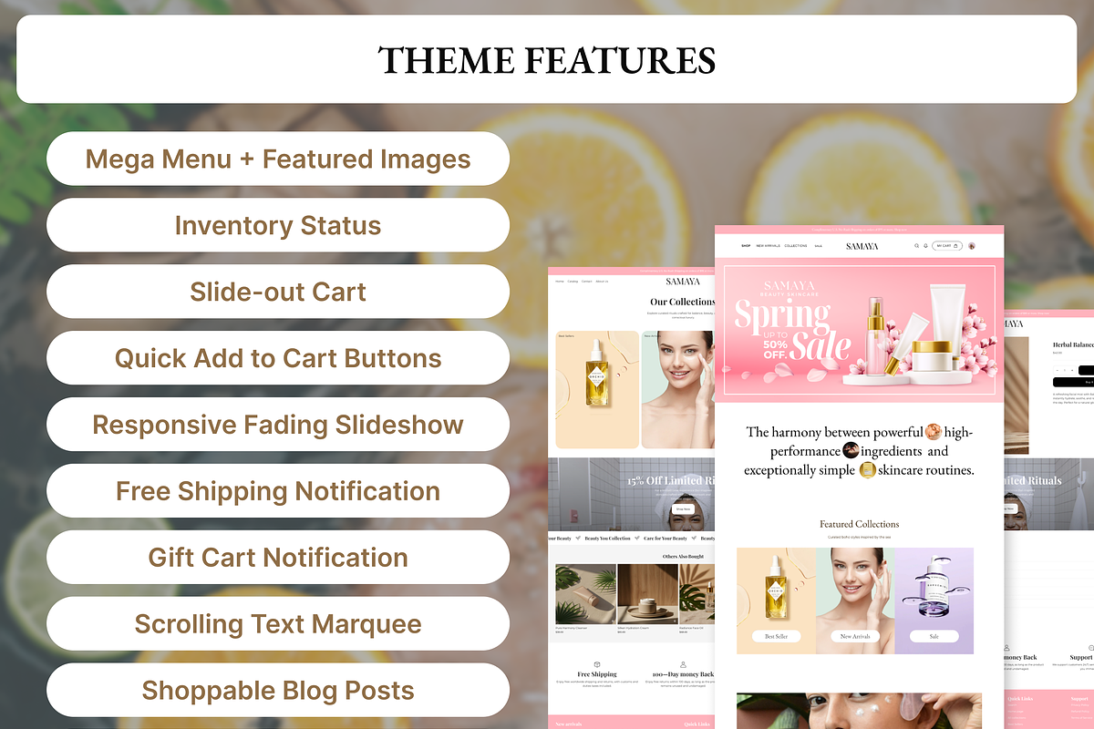 Samaya - Natural Skincare Theme, a Shopify Template by AtelierDuVow (Photo 10 of 10)