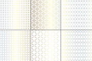 Seamless Silver Geometric Patterns, a Pattern Graphic by Melissa Held Designs (Thumbnail 4 of 8)